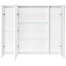 Зеркальный шкаф 100х81 см белый глянец Акватон Беверли 1A237202BV010