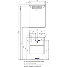 Зеркальный шкаф 60х83,3 см белый глянец R Акватон Стоун 1A231502SX010