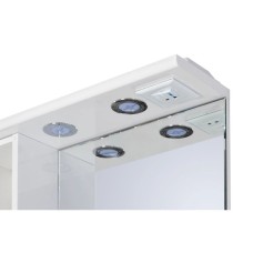 Зеркальный шкаф 58,6х79,8 см белый глянец L Акватон Онда 1A009802ON01L