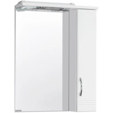 Зеркальный шкаф 58,6х79,8 см белый глянец R Акватон Онда 1A009802ON01R