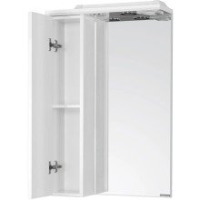 Зеркальный шкаф 50х79,8 см белый глянец L Акватон Панда 1A007402PD01L