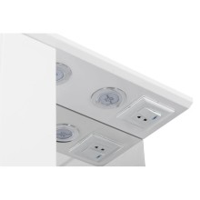 Зеркальный шкаф 50х79,8 см белый глянец L Акватон Панда 1A007402PD01L