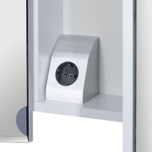 Зеркальный шкаф 120х80 см белый Акватон Севилья 1A125702SE010