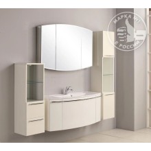 Зеркальный шкаф 120х80 см белый Акватон Севилья 1A125702SE010