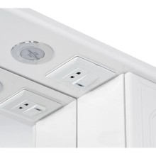 Зеркальный шкаф 75х110,7 см белый R Акватон Майами 1A047502MM01R