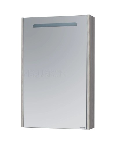 Зеркальный шкаф 50х78 см дуб фьорд Акватон Сильва 1A215502SIW6L