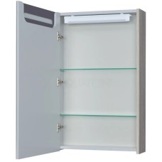 Зеркальный шкаф 50х78 см дуб фьорд Акватон Сильва 1A215502SIW6L