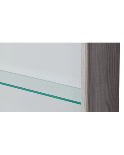 Зеркальный шкаф 50х78 см дуб фьорд Акватон Сильва 1A215502SIW6L