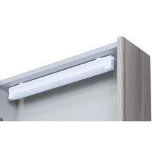 Зеркальный шкаф 50х78 см дуб фьорд Акватон Сильва 1A215502SIW6L