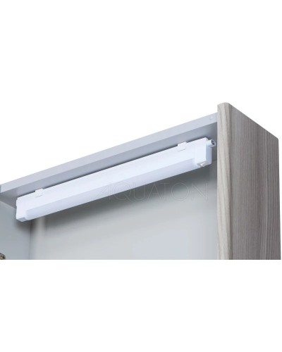 Зеркальный шкаф 50х78 см дуб фьорд Акватон Сильва 1A215502SIW6L