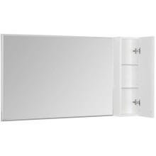 Зеркальный шкаф 120х86,8 см белый глянец R Акватон Диор 1A110702DR01R