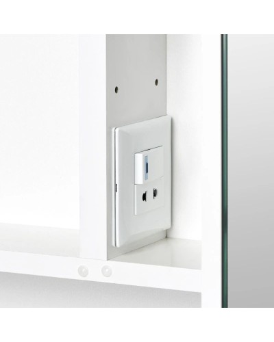 Зеркальный шкаф 65х85 см белый глянец Акватон Инфинити 1A197002IF010