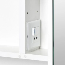 Зеркальный шкаф 65х85 см ясень коимбра Акватон Инфинити 1A197002IFSC0