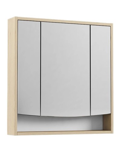 Зеркальный шкаф 76х85 см ясень коимбра Акватон Инфинити 1A192102IFSC0