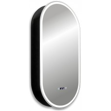 Зеркальный шкаф Abber Kontur 50 AG6339SWHB с подсветкой Черный