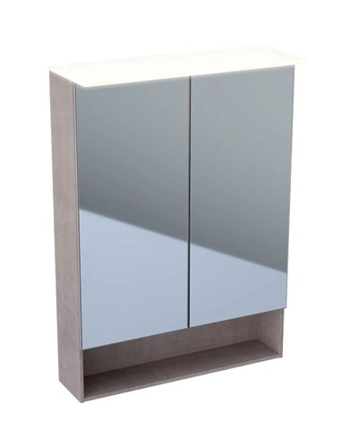 Зеркальный шкаф 59,5х83 см дуб мистик Geberit Acanto 500.644.00.2