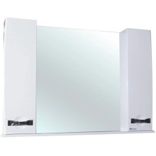 Зеркальный шкаф 120х87 см белый глянец Bellezza Абрис 4619719000018