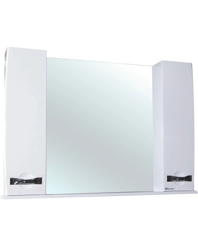 Зеркальный шкаф 120х87 см белый глянец Bellezza Абрис 4619719000018
