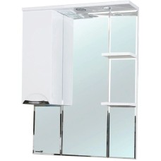 Зеркальный шкаф 75х100 см белый глянец L Bellezza Альфа 4618812002011