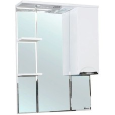 Зеркальный шкаф 75х100 см белый глянец R Bellezza Альфа 4618812001014