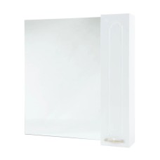 Зеркальный шкаф 74х80 см белый глянец L/R Bellezza Тиффани 4610512000014