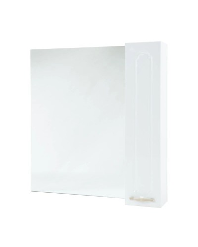 Зеркальный шкаф 74х80 см белый глянец L/R Bellezza Тиффани 4610512000014