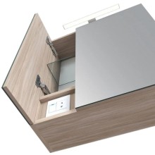 Зеркальный шкаф 50х60 см ясень шимо R IDDIS Mirro MIR5002i99