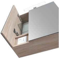 Зеркальный шкаф 50х60 см ясень шимо R IDDIS Mirro MIR5002i99