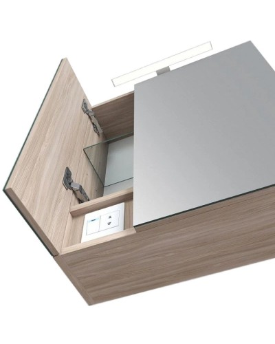 Зеркальный шкаф 50х60 см ясень шимо R IDDIS Mirro MIR5002i99