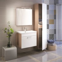 Зеркальный шкаф 50х60 см ясень шимо R IDDIS Mirro MIR5002i99