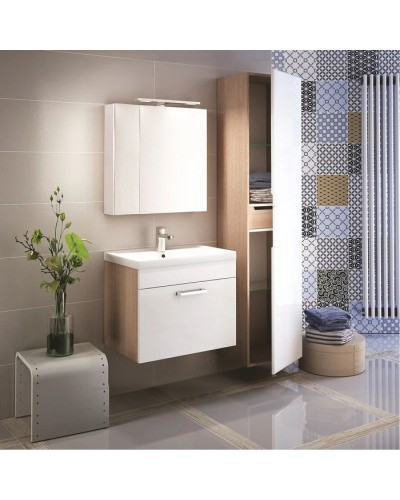 Зеркальный шкаф 50х60 см ясень шимо R IDDIS Mirro MIR5002i99