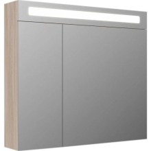 Зеркальный шкаф 80х70 см ясень шимо R IDDIS Mirro MIR80N2i99