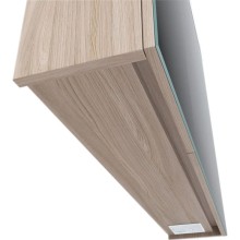 Зеркальный шкаф 80х70 см ясень шимо R IDDIS Mirro MIR80N2i99