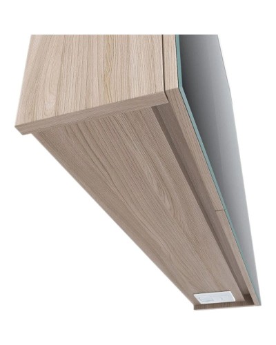 Зеркальный шкаф 80х70 см ясень шимо R IDDIS Mirro MIR80N2i99