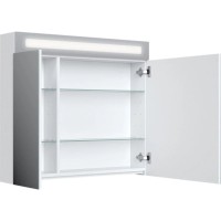 Зеркальный шкаф 80х70 см белый R IDDIS Mirro New NMIR802i99