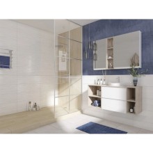 Зеркальный шкаф 60,5х80 см белый глянец L/R Cersanit Moduo LS-MOD60/Wh