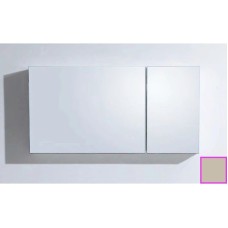 Зеркальный шкаф 100х50 см темно-серый глянец BelBagno BB1000PAC/TL