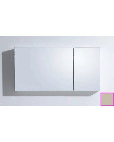 Зеркальный шкаф 100х50 см темно-серый глянец BelBagno BB1000PAC/TL