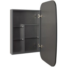 Зеркальный шкаф 60х96 см графит R Акватон Сохо 1A258302AJA0R