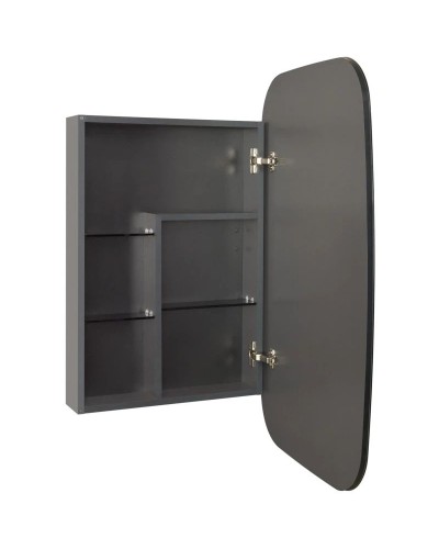 Зеркальный шкаф 60х96 см графит R Акватон Сохо 1A258302AJA0R