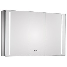 Зеркальный шкаф 100х70 см алюминий Esbano ES-2408
