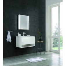 Зеркальный шкаф 50х70 см алюминий Esbano ES-3814