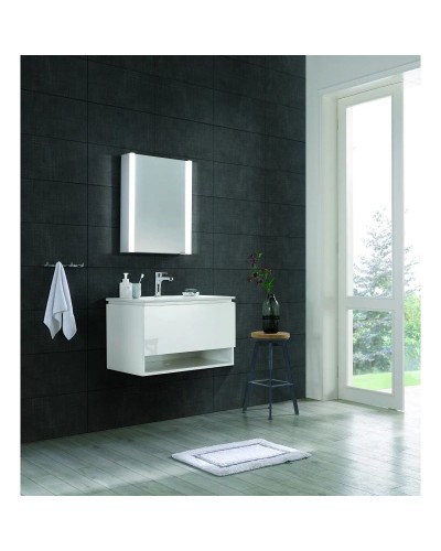 Зеркальный шкаф 50х70 см алюминий Esbano ES-3814