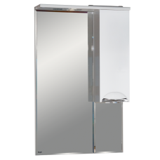 Орхидея - 65 Зеркало - шкаф прав. (свет)  белая эмаль