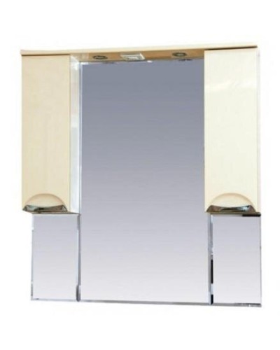 Жасмин - 95 Зеркало - шкаф (свет) бежевая эмаль