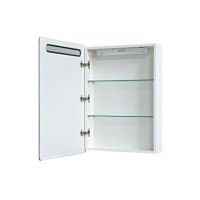 Ирис - 60 Зеркальный шкаф со светом (лев.)