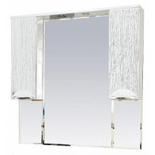 Лорд -105 зеркало-шкаф (свет) (белая пленка)