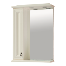 Лувр - 60 Зеркало со шкафчиком, лев., слоновая кость