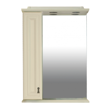 Лувр - 60 Зеркало со шкафчиком, лев., слоновая кость