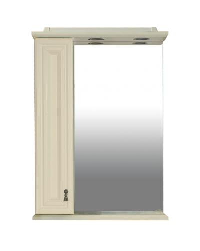 Лувр - 60 Зеркало со шкафчиком, лев., слоновая кость